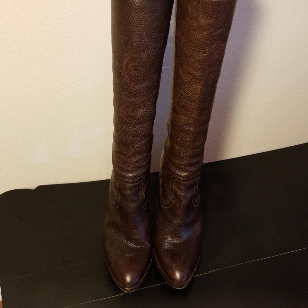Frye Harlow Chocolate Boots
